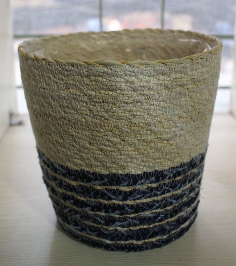 Denim, Jute made planter